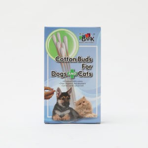 Bark Cotton Buds for Dogs and Cats 50pcs